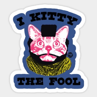 KITTY FOOL Sticker